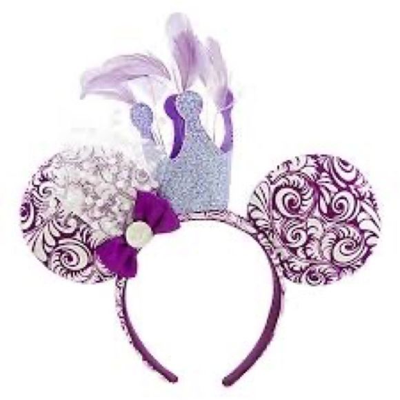 Disney Accessories - Original Disney Theme Parks purple Minnie Mouse princess ears